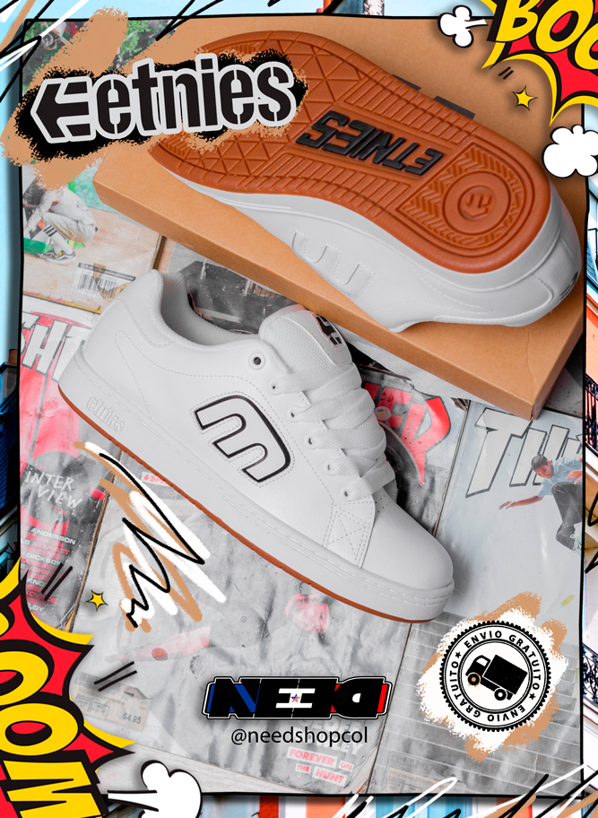 Etnies shoes callicut white - Imagen 2