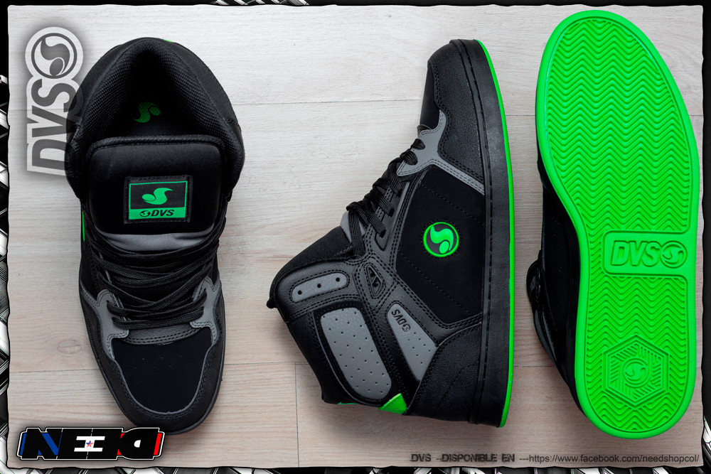 Dvs shoes honcho black green