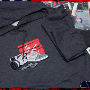 Es skateboarding vx hoodie grey