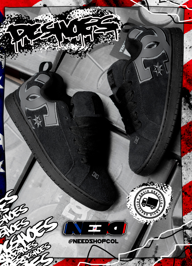 Dc shoes court graffik black - Imagen 2