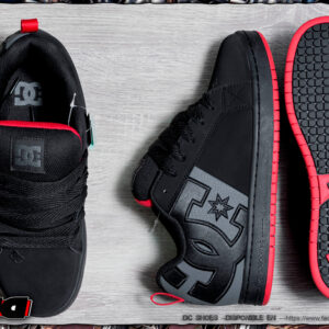 Dc shoes court graffik black red
