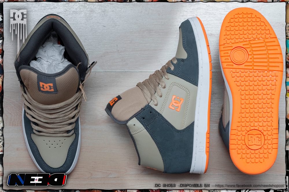 Dc shoes manteca hi kahak grey