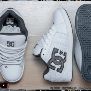 Dc shoes net white black