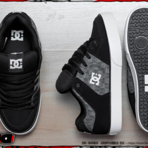 Dc shoes pure black black grey
