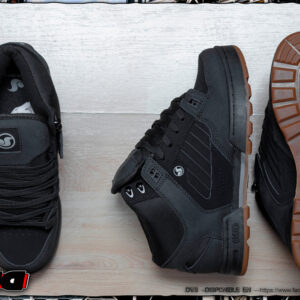 Dvs shoes militia black gum