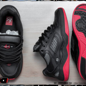 Es skateboarding tj black red