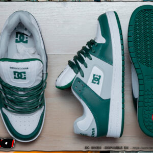 Dc shoes manteca se white green