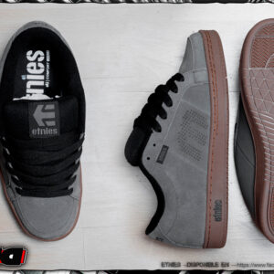Etnies shoes kingpin grey gum